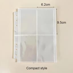 SKYSONIC A5 Cream Diamond Pattern Photo Album Collect Book Kpop Binder Cover Postcards Ring Organizer DIY Refills Suppliers