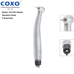 COXO Dental High Speed Handpiece Dental Turbine LED Fiber Optic Handpiece CX207 Fit KAVO NSK WH Dentistry Products Dentist Tools