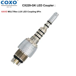 COXO Dental High Speed Handpiece Dental Turbine LED Fiber Optic Handpiece CX207 Fit KAVO NSK WH Dentistry Products Dentist Tools