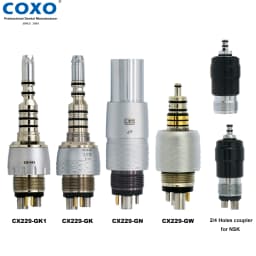COXO Dental High Speed Handpiece Dental Turbine LED Fiber Optic Handpiece CX207 Fit KAVO NSK WH Dentistry Products Dentist Tools