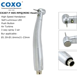COXO Dental High Speed Handpiece Dental Turbine LED Fiber Optic Handpiece CX207 Fit KAVO NSK WH Dentistry Products Dentist Tools