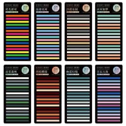 300 Sheets sticky not Transparentes Sticky Notes Self-Adhesive Annotation Read Books Bookmarks Tabs Notepad Aesthetic Stationery