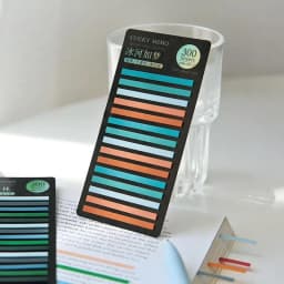 300 Sheets sticky not Transparentes Sticky Notes Self-Adhesive Annotation Read Books Bookmarks Tabs Notepad Aesthetic Stationery