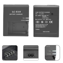LP-E10 Camera Battery Charger Replace LC-E10C for Canon 1100D 1200D 1300D 1500D Rebel T3 T5 T6 T7 T100 3000D 4000D 2000D X80 X90