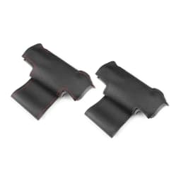 Soft Perforated Leather Cover For Ford Focus 2 2005 2006 2007 2008 2009 2010 2011 3-Spoke Hand Sewing Steering Wheel Cover Trim