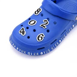 Original 0-9 Numbers Shoes Charms Decorations For Shoe Accessories Buckle Kids Adults Gifts