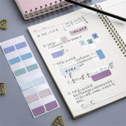 10 Sheets Sticky Index Tabs, Writable File Tabs Flags Notebook Books Page Markers Labels Classify Files Lable