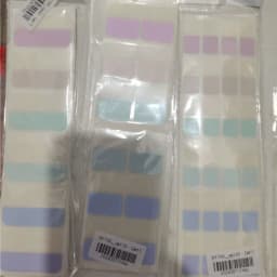 10 Sheets Sticky Index Tabs, Writable File Tabs Flags Notebook Books Page Markers Labels Classify Files Lable