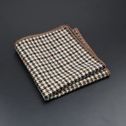 New Fashion Pocket Square Brown Grey Handkerchief Wool Plaid Striped Paisley Hanky Suit Men's Business Wedding Suit Accessories
