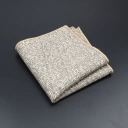 New Fashion Pocket Square Brown Grey Handkerchief Wool Plaid Striped Paisley Hanky Suit Men's Business Wedding Suit Accessories