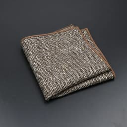 New Fashion Pocket Square Brown Grey Handkerchief Wool Plaid Striped Paisley Hanky Suit Men's Business Wedding Suit Accessories
