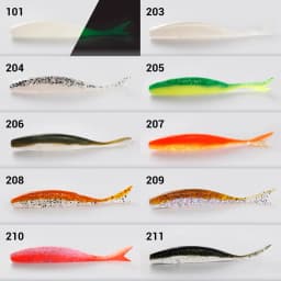 NOEBY Blade Minnow Soft Lures 9cm 11cm Dart Silicone Worm Artificial Soft Bait Saltwater Freshwater for Sea Bass Fishing Lure