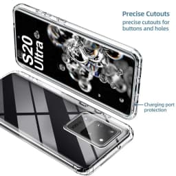 360 Full Clear Silicone Case For Samsung Galaxy S22 S21 S20 S23 FE S24 S25 S26Ultra S10 S9 S8 Plus S105G  S10E Cover