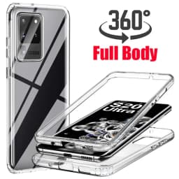360 Full Clear Silicone Case For Samsung Galaxy S22 S21 S20 S23 FE S24 S25 S26Ultra S10 S9 S8 Plus S105G  S10E Cover