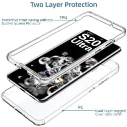 360 Full Clear Silicone Case For Samsung Galaxy S22 S21 S20 S23 FE S24 S25 S26Ultra S10 S9 S8 Plus S105G  S10E Cover