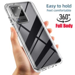 360 Full Clear Silicone Case For Samsung Galaxy S22 S21 S20 S23 FE S24 S25 S26Ultra S10 S9 S8 Plus S105G  S10E Cover