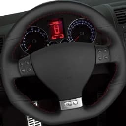 Car Steering Wheel Cover For Volkswagen Golf 5 Mk5 GTI VW Golf 5 R32 Passat R GT 2005 DIY Microfiber Leather Car Accessories