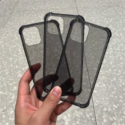 High Quality Clear Black Soft TPU Case For iPhone 18 17 16 Pro Max 15 14 Plus 13 12 11 Mini X XS XR Transparent Shockproof Cover