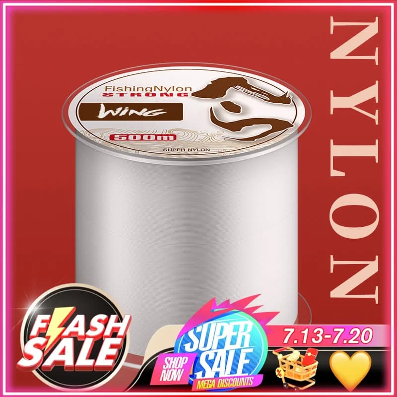ZUKIBO 500M Nylon Fishing Line Super Strong Japanese Monofilament Carp Fishing Line 2.6-18.4KG Crankbaits Fishing pesca mar