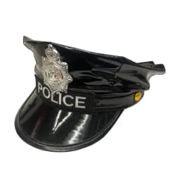 Soft Leather Octagonal Cap for Cosplay, Police Officer, Adult Party, Octagonal Hat Accessories, European and American Style