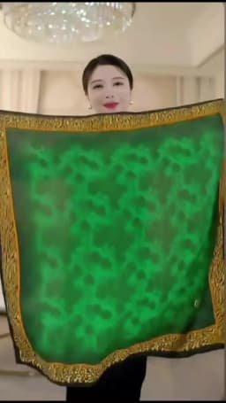 [BYSIFA] New Emerald Green Silk Scarf Women Brand Leopard Printed Square Scarves 90*90cm Fashion Accessories Headscarves Hijabs