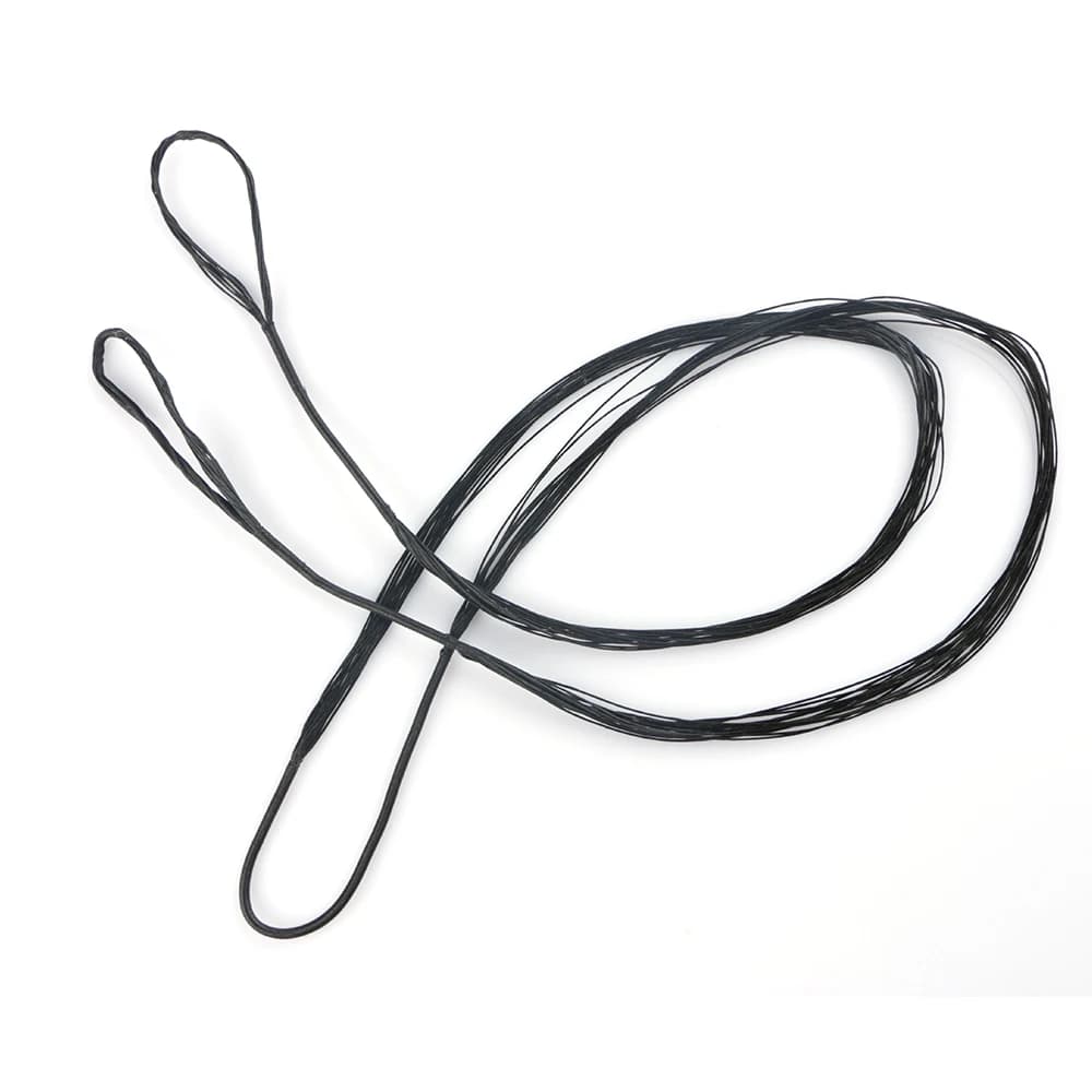 1pc 44"-70" BowString Replacement for Traditional & Recurve Bow - Replacement Bowstring- All Length Sizes Black