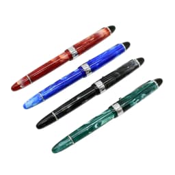 2023 New Arrivel Luxury Acrylic Blue Fountain Pen High Quality Metal Inking Pens for Office Supplies School Stationery Pen