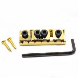 7 String Electric Guitar Locking Nut Metal Locking Nut For Floyd Rose Tremolo Bridge-Length 48mm-CR/BK/GD