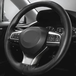 Black/Red/Blue Leather DIY Car Steering Wheel Cover Protection Needle 38cm 15" Sticker Genuine Accessories Styling Seat Silicone