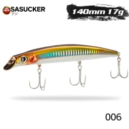 Hunthouse Fishing Sasuck Lipless Minnow Bait Pencil Lure Floating 105mm/18g 140mm/17g Wobbler Jerkbait Seabass Pike Saltwater