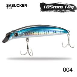 Hunthouse Fishing Sasuck Lipless Minnow Bait Pencil Lure Floating 105mm/18g 140mm/17g Wobbler Jerkbait Seabass Pike Saltwater
