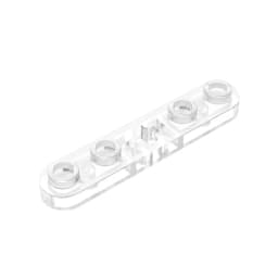 Gobricks GDS-900 Plate 2 x 4 Technical, Plate 1 x 5 with Smooth Ends, 4 Studs and Center Axle Hole compatible with lego 32124
