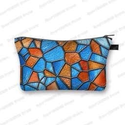 Tiger Leopard Crocodile Zebra Stripes Pattern Cosmetic Bag Women Makeup Bags Jewelry Organizer Ladies Lipstick Toiletries Bag