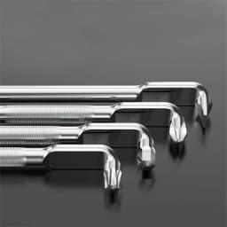 BROPPE L/Z Shaped Screwdriver Bit Phillips Slotted Torx Hex Bit Set 90° Right Angle Elbow Lengthened Magnetic Screwdriver Wrench