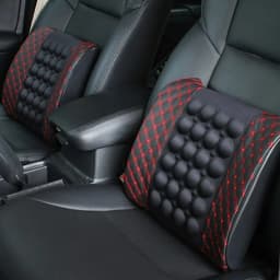 Electric Car Massage Lumbar Support Cushion Car Neck Pillow Seat Head Neck Auto Seat Back Cushion Waist Headrest Safety Support