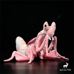 Orchid Mantis High Fidelity Anime Cute Plushie Chinese Mantid Plush Toys Lifelike Animals Simulation Stuffed Doll Kawai Toy Gift