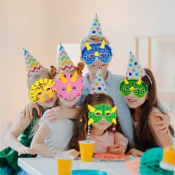 Dinosaur Party Favor Kids Birthday Dinosaur Masks Bracelet Keychain Ring Tattoo Sticker for Boy Dinosaur Birthday Party Supplies