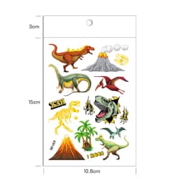 Dinosaur Party Favor Kids Birthday Dinosaur Masks Bracelet Keychain Ring Tattoo Sticker for Boy Dinosaur Birthday Party Supplies