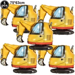 Cars and Trucks Temporary Tattoos for Kids Construction Vehicle Themed Fake Tattoo Excavator Stickers Boys Birthday Party Gifts