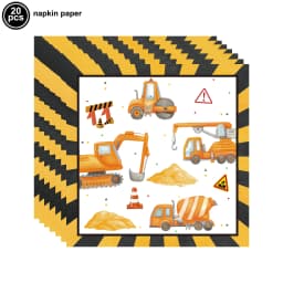 Cars and Trucks Temporary Tattoos for Kids Construction Vehicle Themed Fake Tattoo Excavator Stickers Boys Birthday Party Gifts