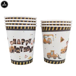 Cars and Trucks Temporary Tattoos for Kids Construction Vehicle Themed Fake Tattoo Excavator Stickers Boys Birthday Party Gifts