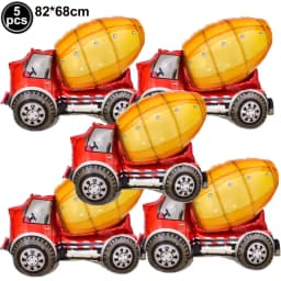 Cars and Trucks Temporary Tattoos for Kids Construction Vehicle Themed Fake Tattoo Excavator Stickers Boys Birthday Party Gifts