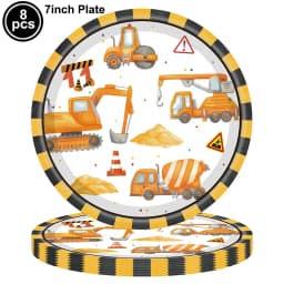 Cars and Trucks Temporary Tattoos for Kids Construction Vehicle Themed Fake Tattoo Excavator Stickers Boys Birthday Party Gifts