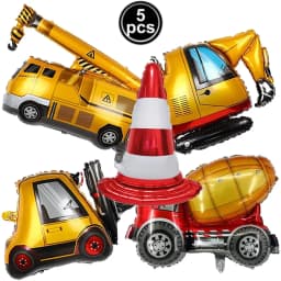 Cars and Trucks Temporary Tattoos for Kids Construction Vehicle Themed Fake Tattoo Excavator Stickers Boys Birthday Party Gifts