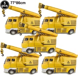 Cars and Trucks Temporary Tattoos for Kids Construction Vehicle Themed Fake Tattoo Excavator Stickers Boys Birthday Party Gifts