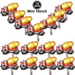 Cars and Trucks Temporary Tattoos for Kids Construction Vehicle Themed Fake Tattoo Excavator Stickers Boys Birthday Party Gifts