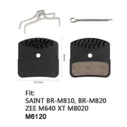 Bicycle Disc Brake Pad For Deore XT M8120 M8020 M7120 M6120 MT420 MT520 Zee Saint Pads Semi-Metal MTB Mountain Accessories