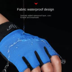Unisex Fishing Gloves Non-Slip Breathable Ultrathin Waterproof Half Finger Glove Camping Fishing Carp Equipment Guantes De Pesca