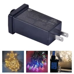 AC 90-240V To DC 29V US Plug 6W 8 Modes IP44 SELV LED Lights Switch Power Adapter For Holiday Decorative String Waterfall Lights