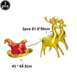 Large Christmas Foil Balloons Standing Christmas Tree Balloon Santa Snowman Balloon New Year Home Christmas Decorations Globos